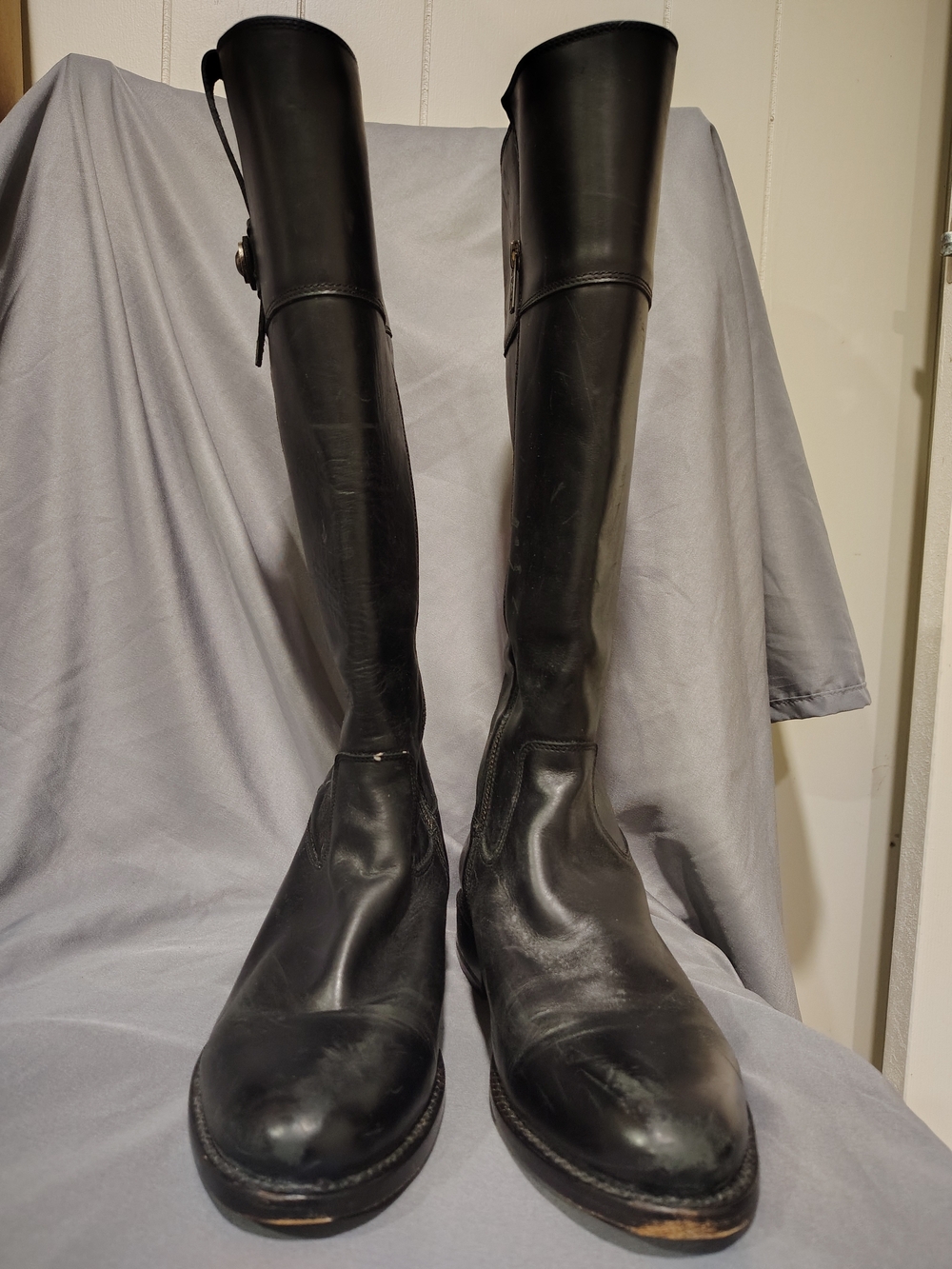 Frye Black Over-the-Knee Riding Boots